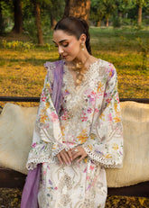 Embroidered neckline on organza from Crimson PETALS AND PROMISES D2B